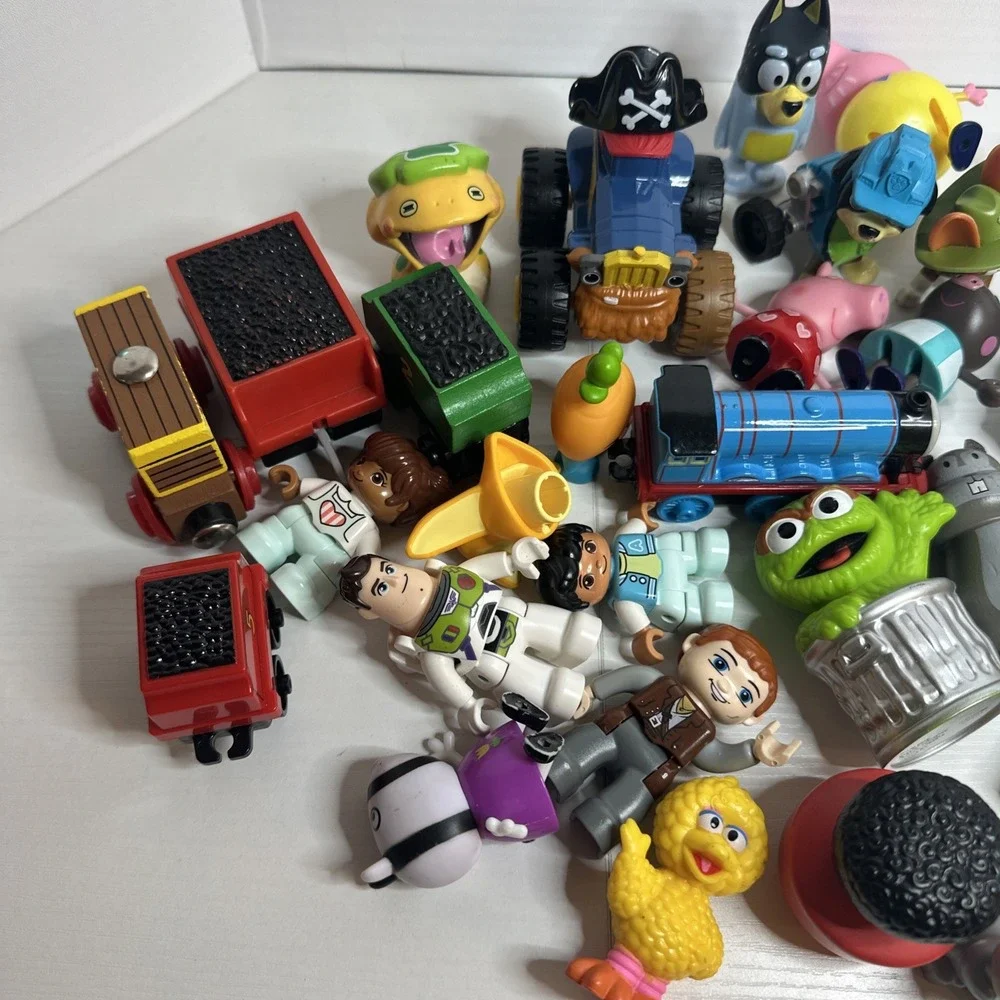 Boys Toddler Toys Junk Drawer Lot Figures Accessories More